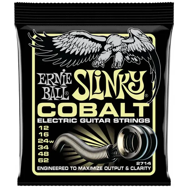 Струны для электрогитары BALL 2714 Cobalt Slinky Mammoth 12-62