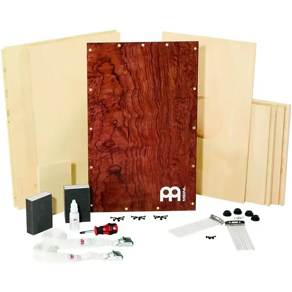 Набор для сборки кахона Meinl Deluxe Make Your Own Cajon Bubinga Burl Frontplate