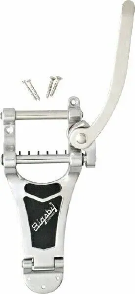 Bigsby B700 Vibrato Tailpiece Kit Set for Arch-Top Solid-Body Guitars - CHROME