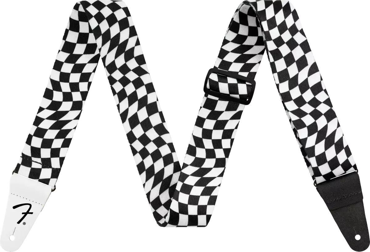Ремень для гитары Fender 099-0637-288 Polyester Black White