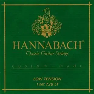Струны для классической гитары Hannabach 728LT Custom Made Green 27-42