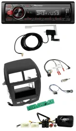 Автомагнитола для Mitsubishi ASX 2010–2014 Pioneer 1 DIN, MP3, DAB, USB, управление с руля