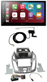 Pioneer USB Bluetooth DAB MP3 2DIN Autoradio für Ford Transit 2013-2018 ohne Dis