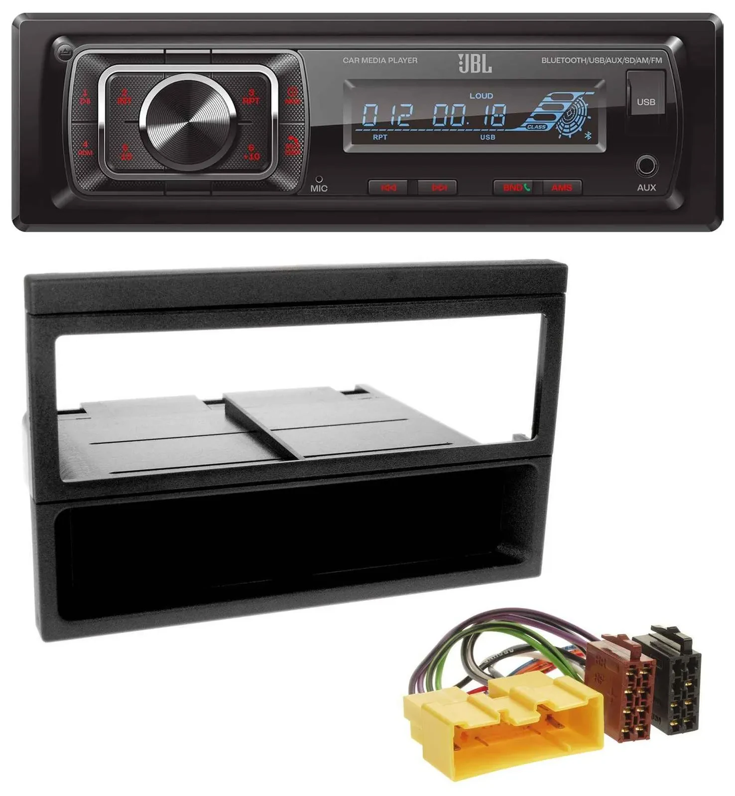 JBL SD AUX MP3 USB Bluetooth Autoradio für Mazda MX-5, 626F, 323L, 323K