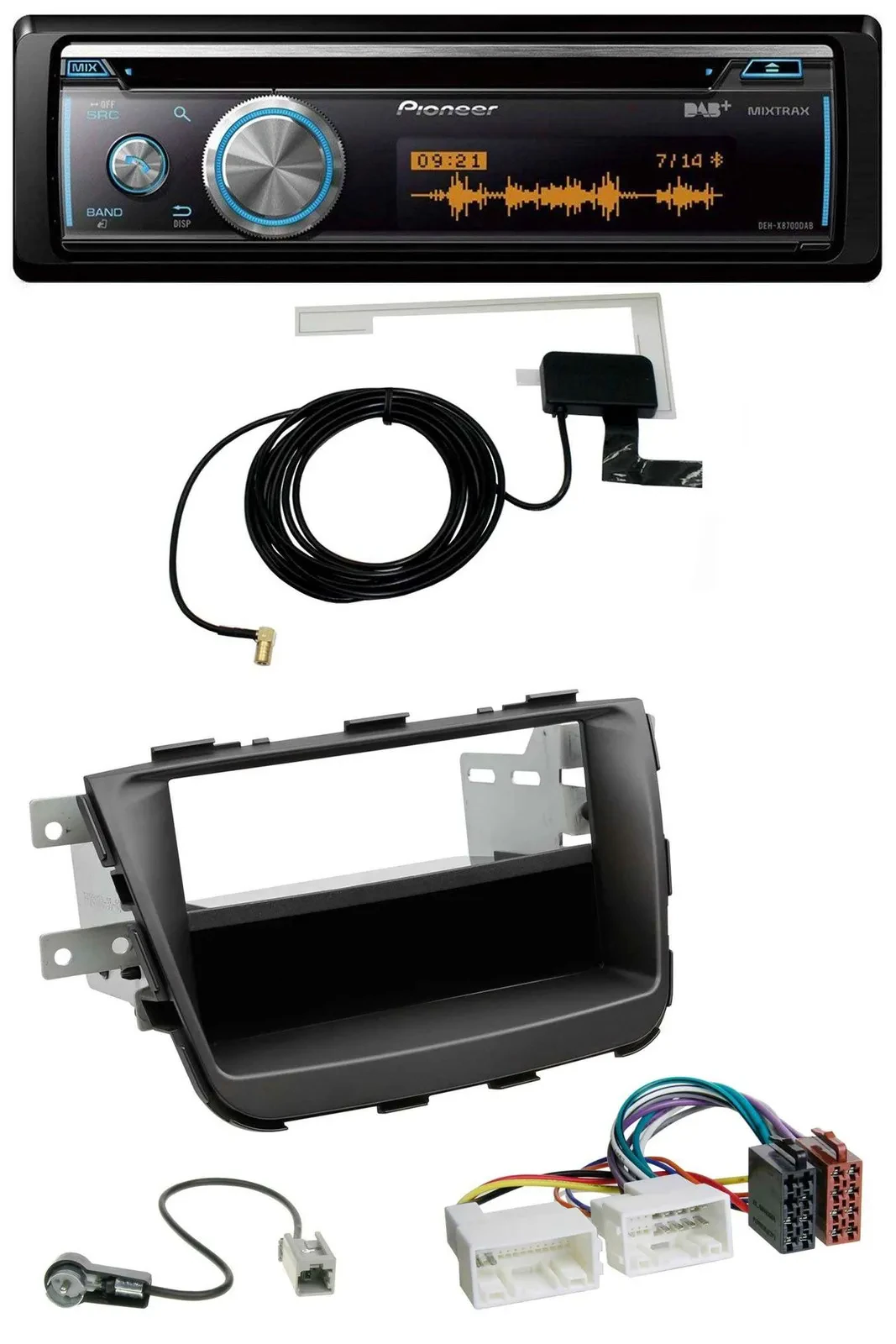 Pioneer Bluetooth DAB MP3 USB CD Autoradio für Kia Sorento II XM Facelift 12-15