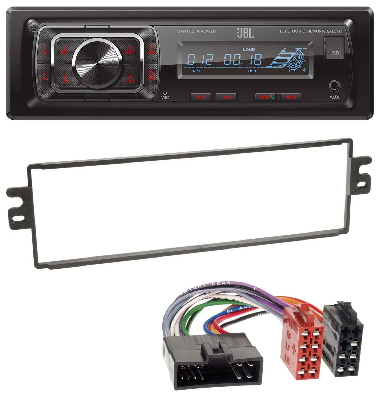 JBL SD AUX MP3 USB Bluetooth Autoradio für Kia Rio Clarus Carens bis 2002