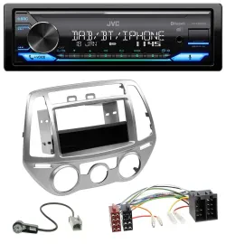 JVC Bluetooth DAB USB MP3 Autoradio für Hyundai i20 (12-14) man. Klima