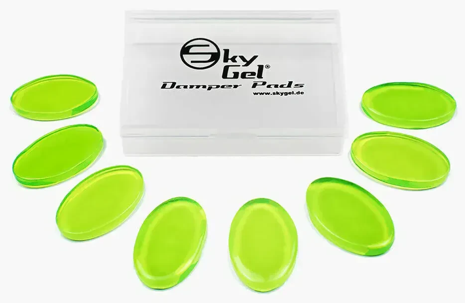 Демпфер для барабана SkyGel SGD8CG Crystal Green (8 штук)