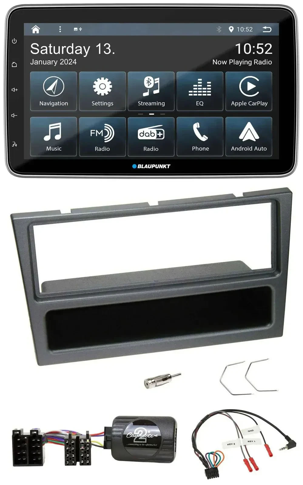 Blaupunkt USB DAB SD Lenkrad Bluetooth Autoradio für Opel Corsa C 2000-04 charco