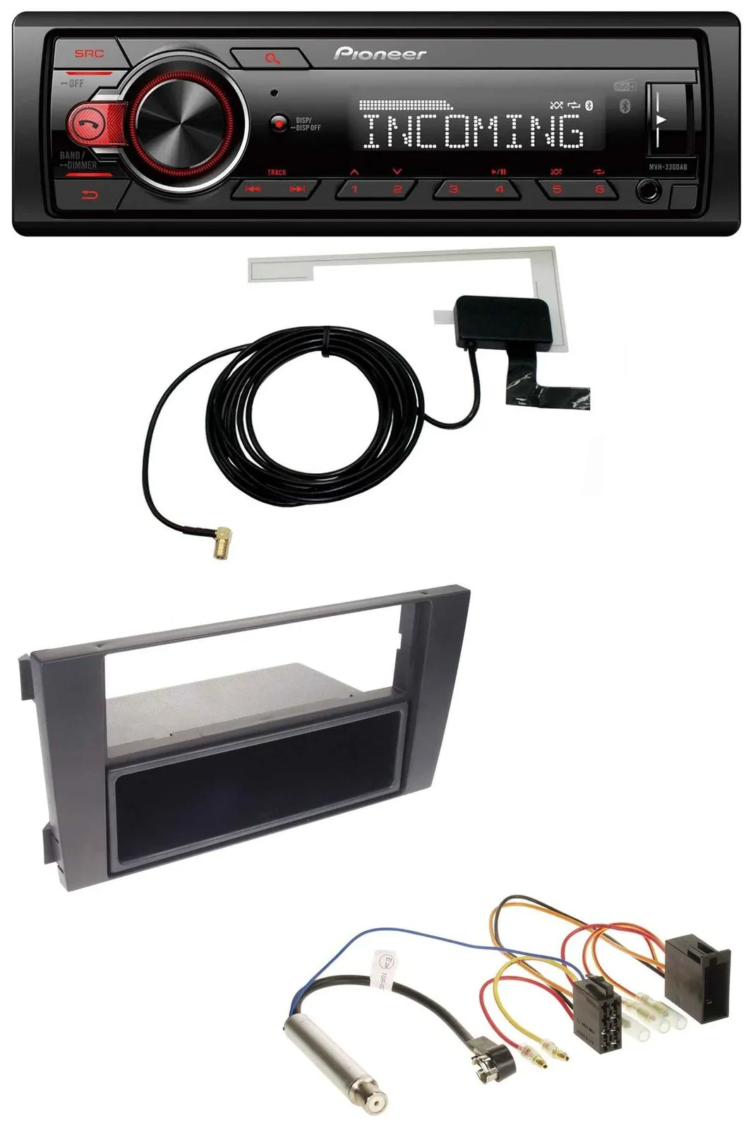 Pioneer MP3 AUX CD DAB USB Autoradio für Audi A6 C5 2001-2005 Symphony ISO