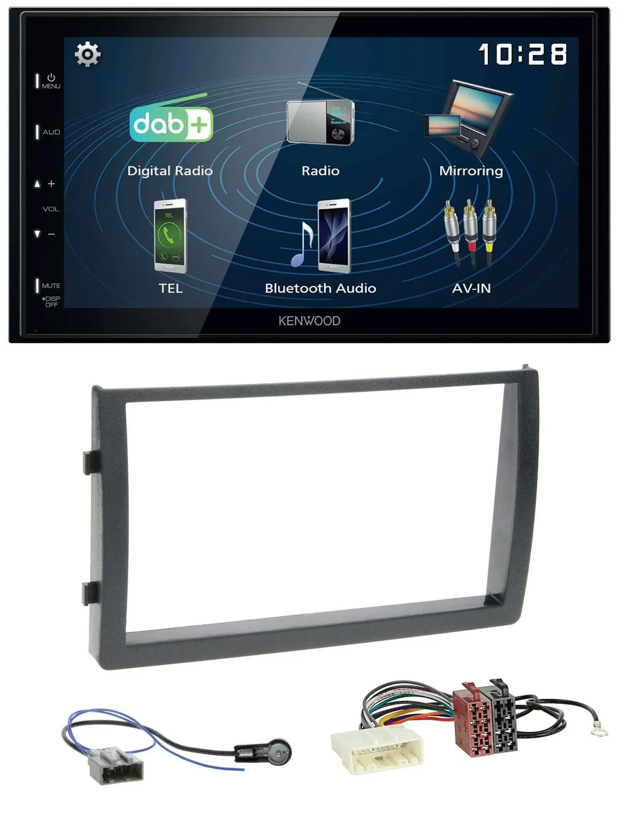 Kenwood 2DIN Bluetooth MP3 USB DAB Autoradio für Nissan Altima L31 2005-2006