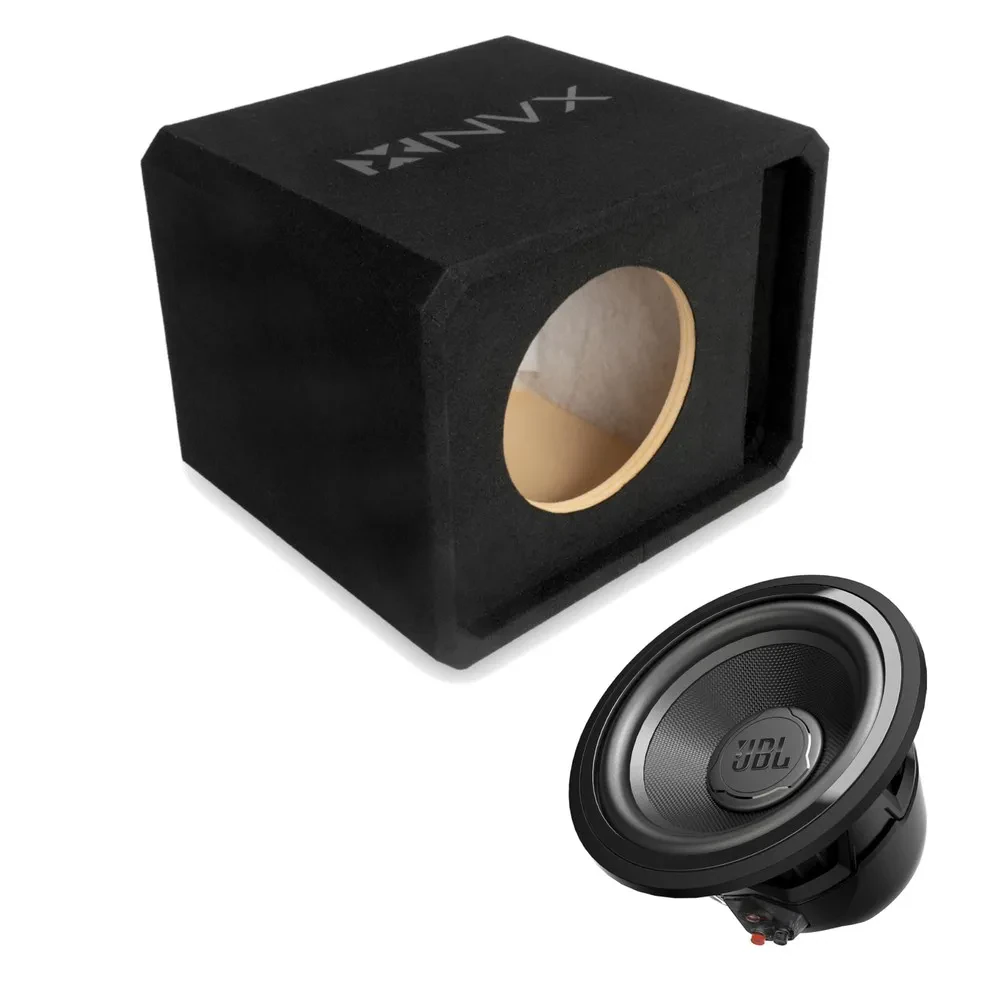 Сабвуфер автомобильный NVX NE101P 10", фазоинверторный (slot port), 3/4" MDF, 1x10"