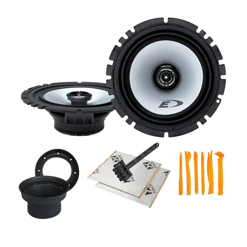 Alpine SXE-1726S | 80W RMS 6.5" 2-Way Coaxial Speakers + Accessories