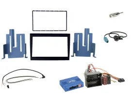 Einbauset Lenkradadapter Doppel DIN Autoradio für Porsche Boxster 09-12