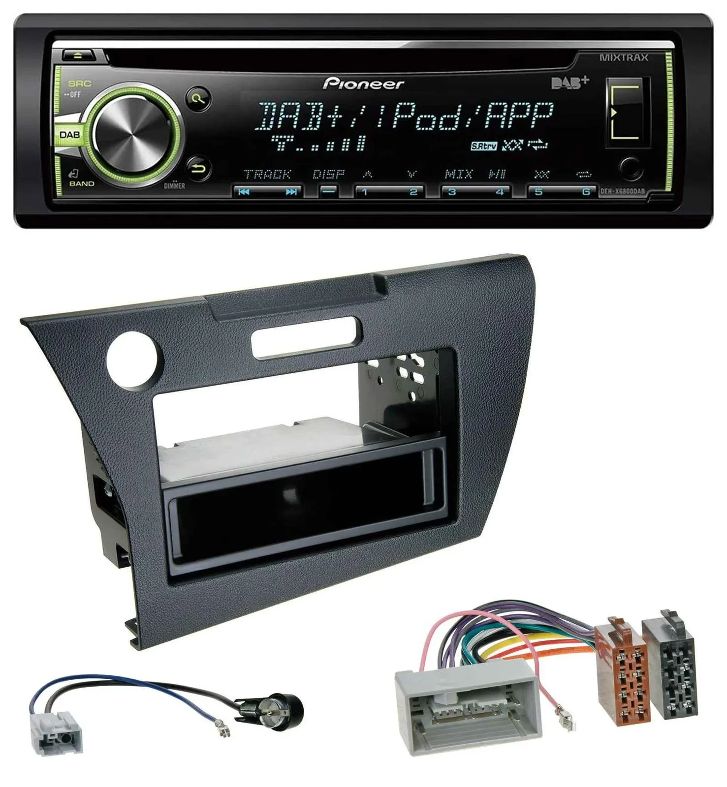 Pioneer DAB USB MP3 AUX CD Autoradio für Honda CR-Z (ZF1, ab 2010)