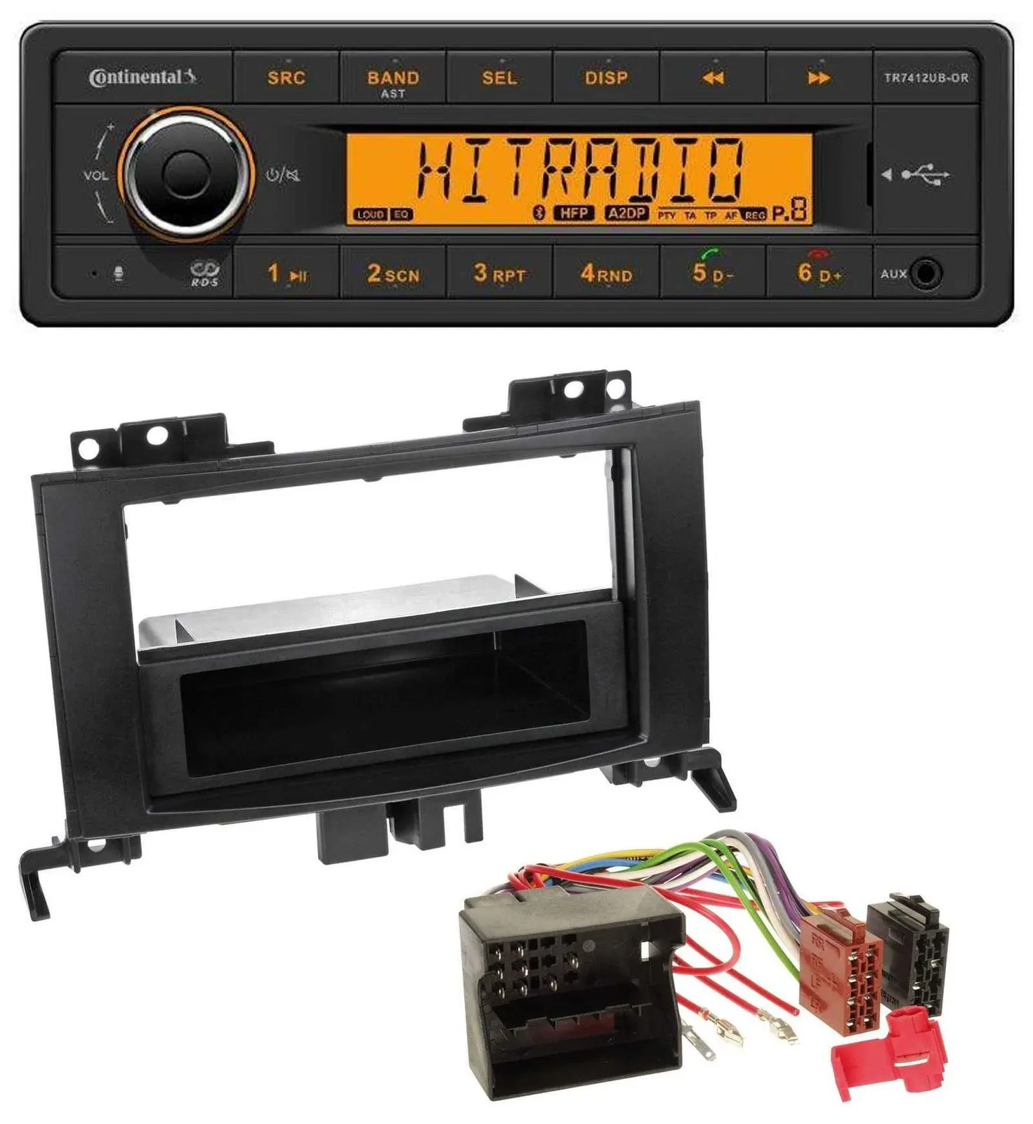 Continental MP3 Bluetooth AUX USB Autoradio für Mercedes Sprinter ab 06 Rubberto