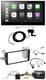 Pioneer USB Lenkrad 2DIN Bluetooth DAB Autoradio für Mitsubishi ab 2012 Outlande