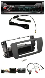 Pioneer USB DAB Lenkrad Bluetooth CD Autoradio für Seat Ibiza tuam grey