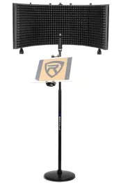 Rockville Recording Package w/Microphone Mic Stand+Isolation Shield+Tablet Mount