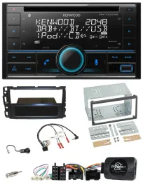 Kenwood CD 2DIN DAB USB Lenkrad Bluetooth Autoradio für Cadillac BLS YSCF 2006-2