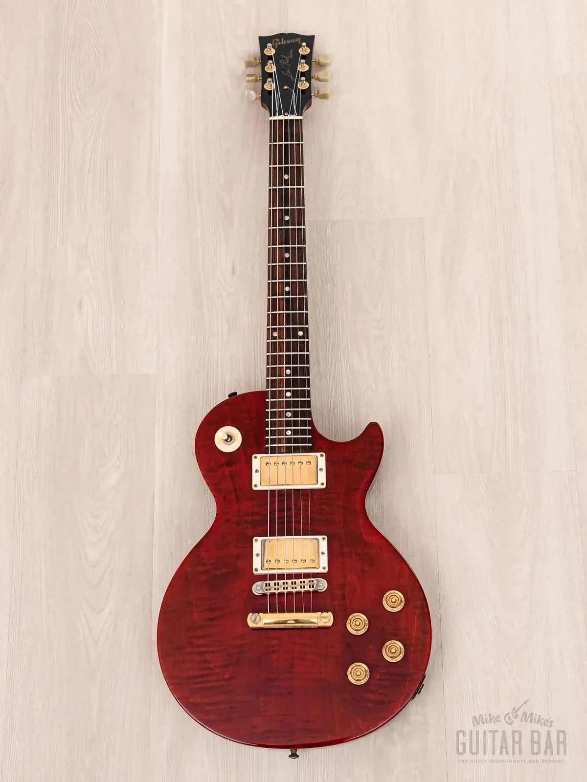 Электрогитара Gibson Les Paul Junior Special Plus HH Transparent Red w/case USA 2001
