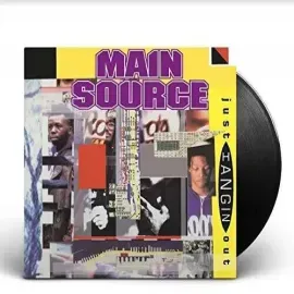 Виниловая пластинка Main Source - Just Hangin Out / Live At The Bbq [New 7" Vinyl]