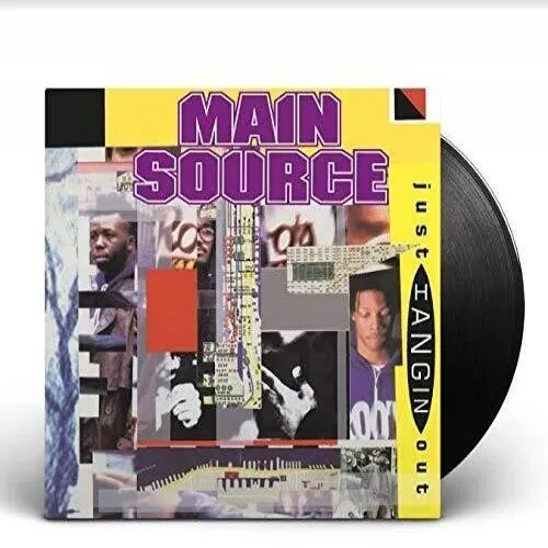 Виниловая пластинка Main Source - Just Hangin Out / Live At The Bbq [New 7" Vinyl]
