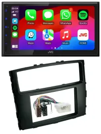 JVC Bluetooth 2DIN MP3 DAB USB Autoradio für Mitsubishi Pajero 2006-2014