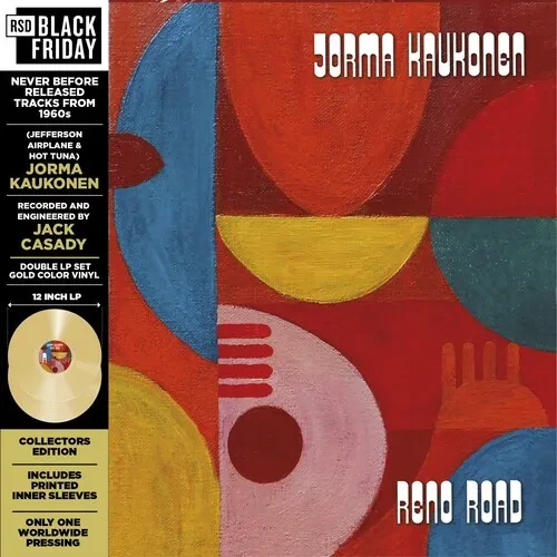 Виниловая пластинка Jorma Kaukonen - Reno Road: Unleased tracks from the '60's - Gold [New Vinyl LP]