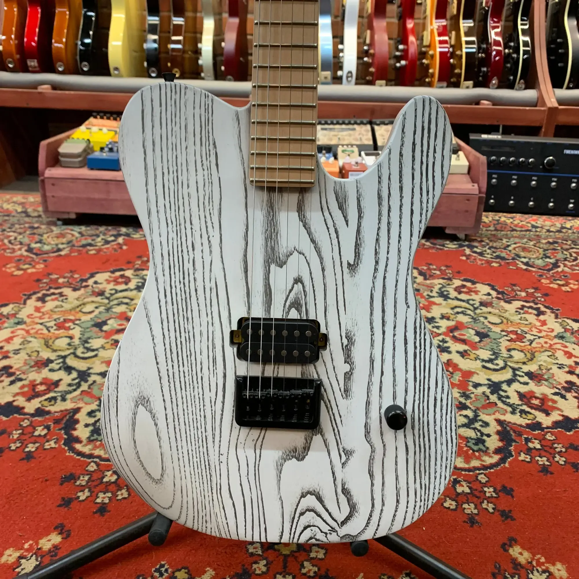 Электрогитара Inspector Guitars Telecaster TT Series Limited Edition H Black White Russia 2019