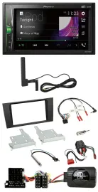 Pioneer MP3 DAB Lenkrad 2DIN Bluetooth Autoradio für Audi A4 99-01 BOSE Vollakti