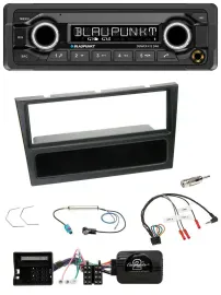 Автомагнитола для Opel Corsa C (2004–2006) Blaupunkt Bluetooth DAB USB черная