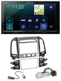 Pioneer MP3 Bluetooth USB 2DIN DAB Autoradio für Hyundai Santa Fe 3 Schalter 06-