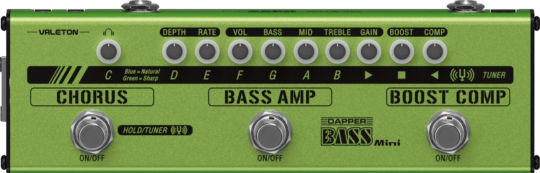 Процессор для бас-гитары Valeton MES-2 Dapper Bass Mini