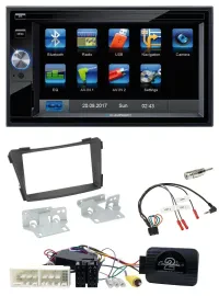 Blaupunkt Lenkrad USB Bluetooth TMC 2DIN Navigation für Hyundai i40 VF ab 16 sch
