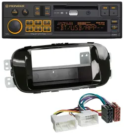 Автомагнитола Pioneer DAB MP3 USB Bluetooth для Kia Soul PS (с 2014) черный (piano black)