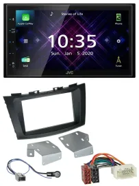 JVC DAB 2DIN MP3 Bluetooth USB Autoradio für Suzuki Swift (ab 2010)