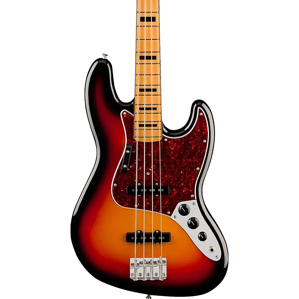 Бас-гитара Fender Vintera III Early '70s Jazz Bass 4-струнная, 34", кленовая накладка грифа, цвет 3-Color Sunburst, с чехлом
