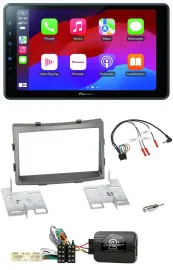 Pioneer Bluetooth 2DIN USB Lenkrad DAB Autoradio für SSangYong Rodius ab 2013