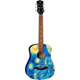 Акустическая гитара Luna Guitars Safari Starry Night 3/4 Size Travel Acoustic Guitar