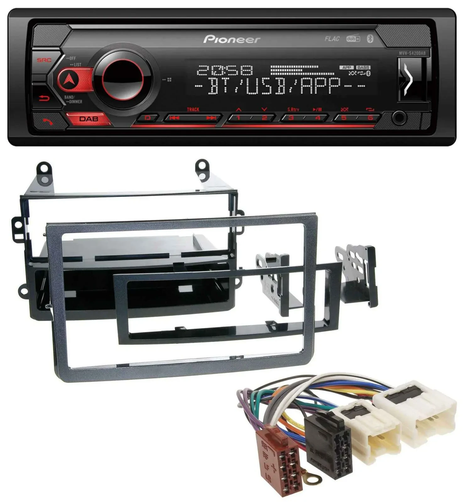 Автомагнитола для Nissan 350Z Pioneer Bluetooth, DAB, USB, MP3