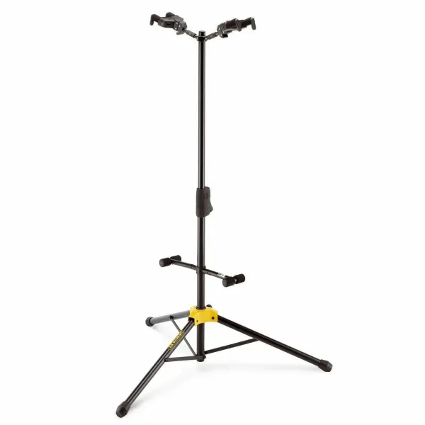 HERCULES HCGS-422B Doppel-Gitarrenständer mit Auto-Grab-System