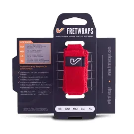 Gruv Gear FW-1PK-RED Fretwraps 1 Pack String Muter Red S/M/L/XL