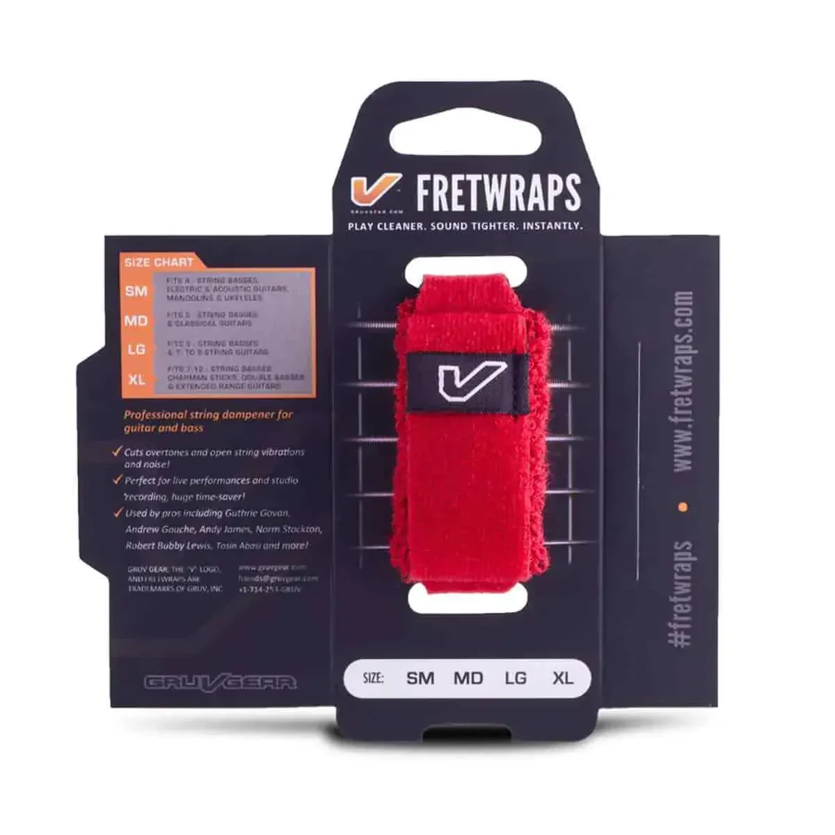Глушитель струн Gruv Gear FretWraps String Muter Red Medium