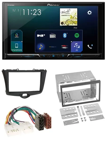 Pioneer MP3 Bluetooth USB 2DIN DAB Autoradio für Toyota Yaris (2003-2005)