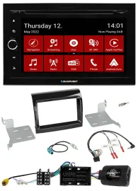Автомагнитола Blaupunkt 2DIN, Bluetooth, USB, DAB, навигация (TMC), для Citroen/Fiat/Peugeot
