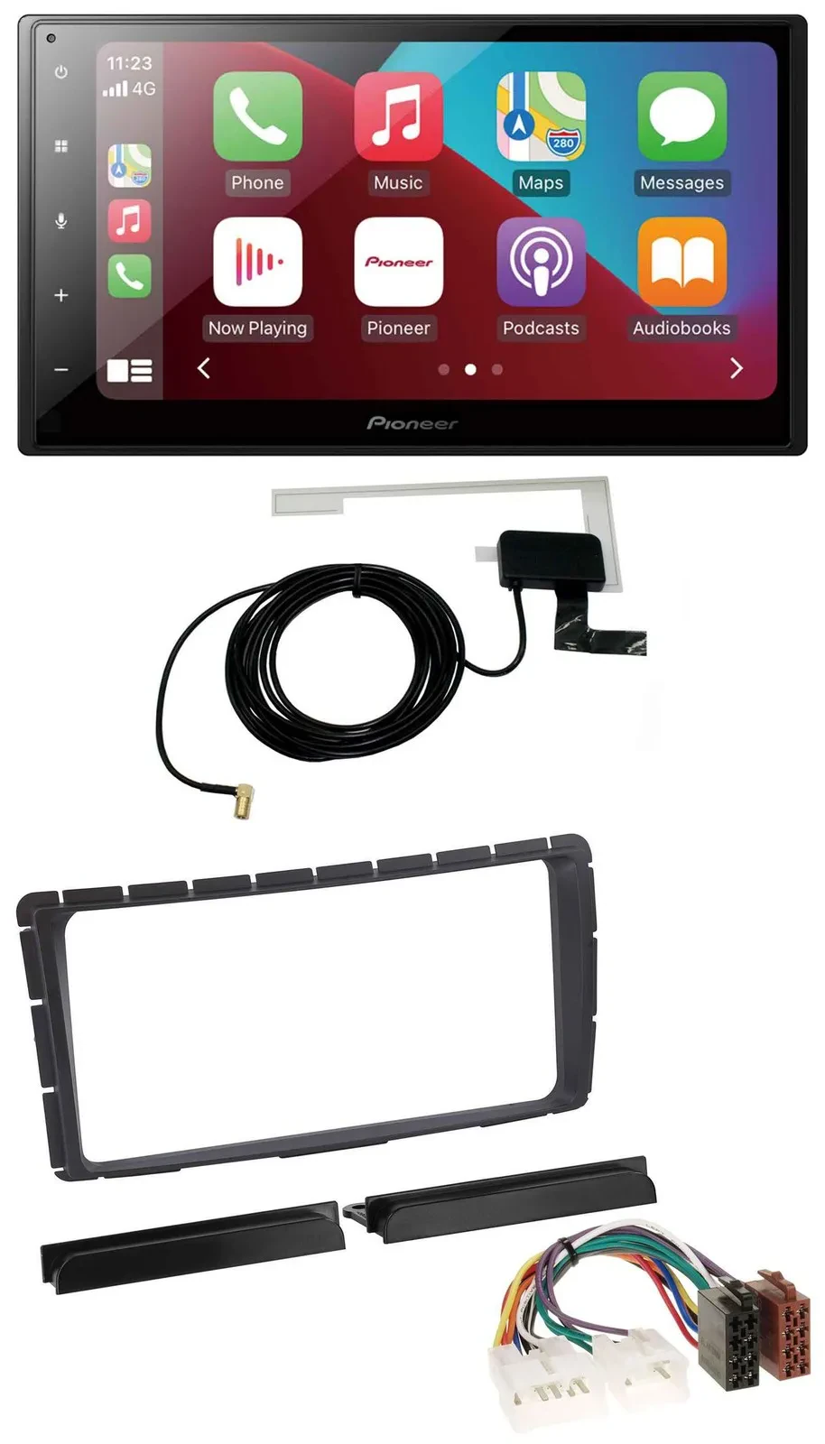 Автомагнитола для Toyota Hilux Pioneer 2DIN, USB, Bluetooth, DAB, MP3