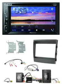 Pioneer Bluetooth 2DIN USB DVD DAB Lenkrad Autoradio für Porsche Panamera Sounds
