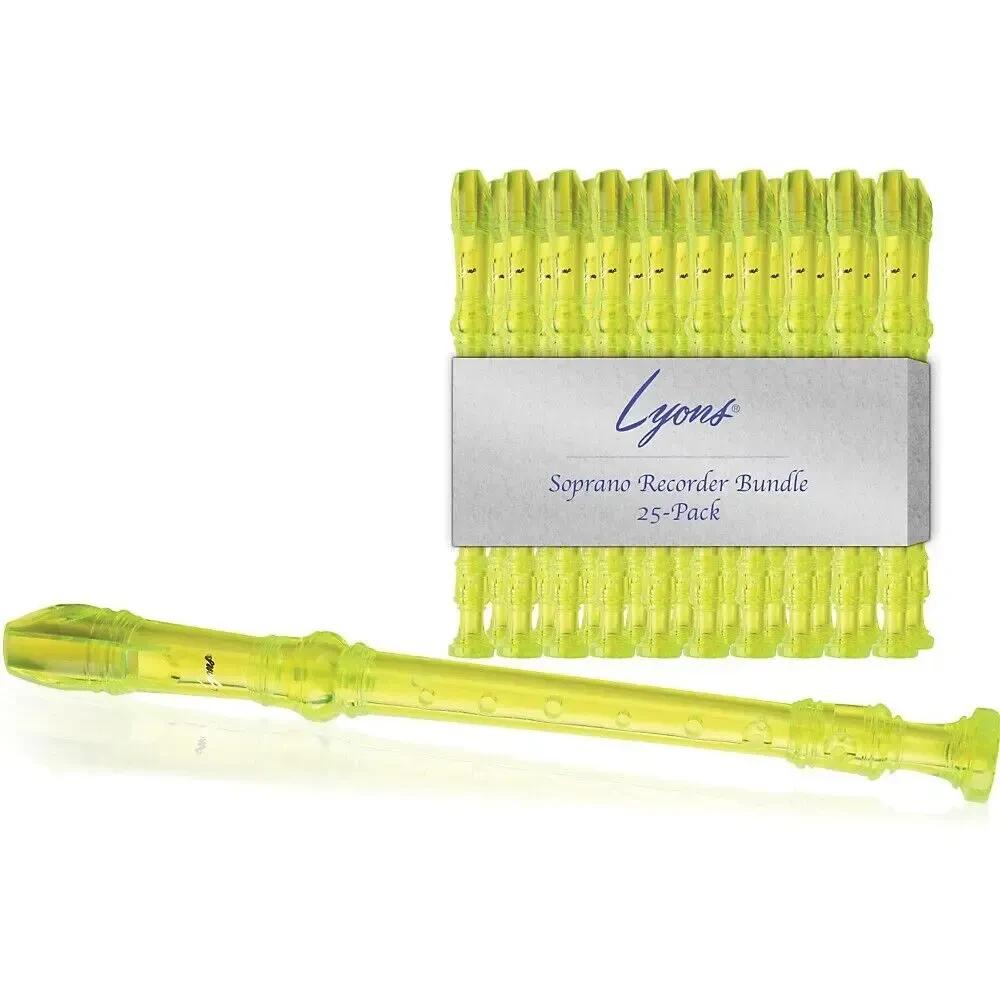 Блокфлейта Lyons Soprano Recorder Transparent Green (25 штук)