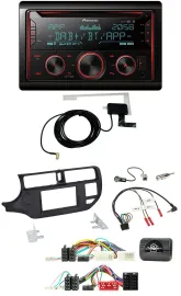 Pioneer 2DIN Lenkrad DAB USB CD Bluetooth Autoradio für Kia Rio UB 11-15 schwarz